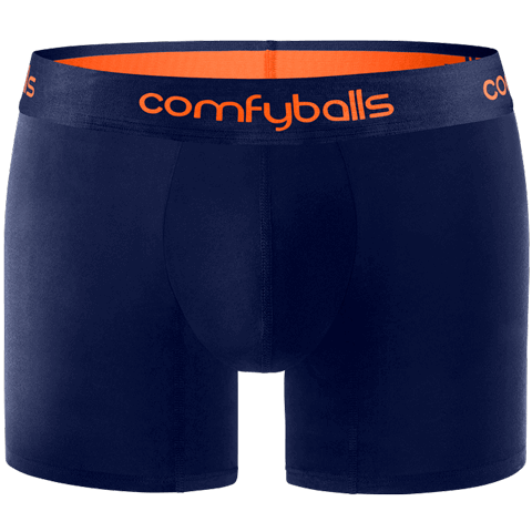 Comfyballs Cotton Navy Tangerine Long