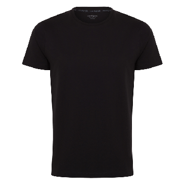 Comfyballs comfy cotton tee, t-shirt katoen zwart