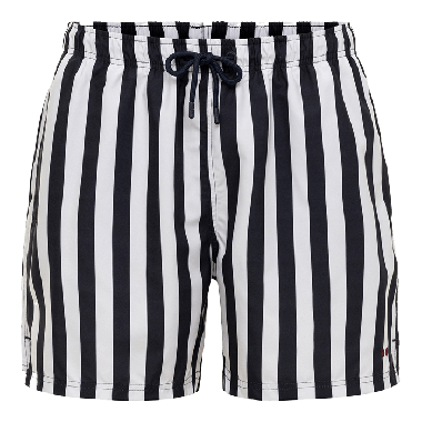 Zwemshort, navy stipe, Comfyballs met PackageFront