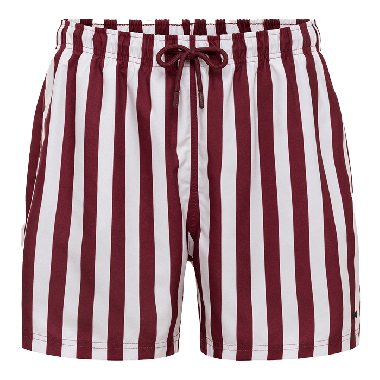 Comfyballs swimtrunk red stripe