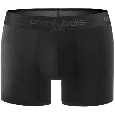 Comfyballs ultimate sportswear. Performance Pitch Black Long Boxershort