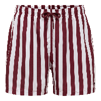Comfyballs swimtrunk red stripe