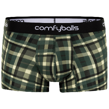Green Checkered Comfyballs boxershort
