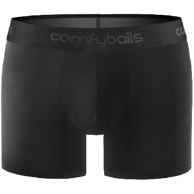 Comfyballs ultra licht sportondergoed. Performance Superlight Pitch Black Long Boxershort
