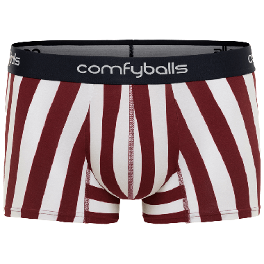 Comfyballs underwear cotton red stripe regular