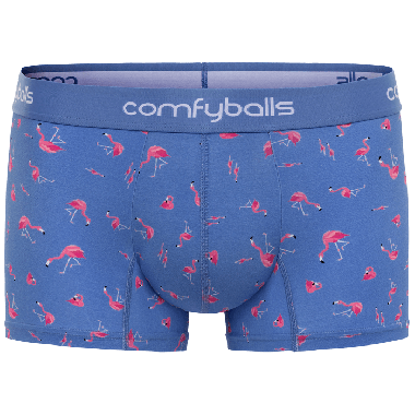 Comfyballs katoen blue flamingo