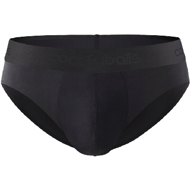 Comfyballs briefs. Comfyballs Cotton Ghost Black Slip. Herenslip met pouch
