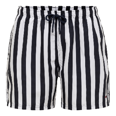 Zwemshort, navy stipe, Comfyballs met PackageFront