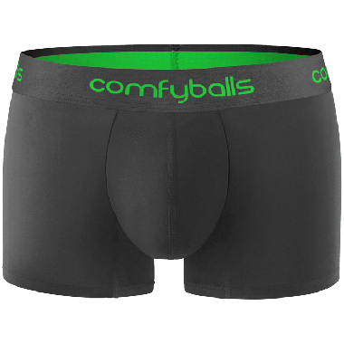 Comfyballs sportswear. Performance Charcoal Viper Regular Boxershort.