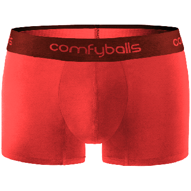 Comfyballs Performance Superlight Plasma Red Regular, boxershort voor topsport en sportieve activiteiten