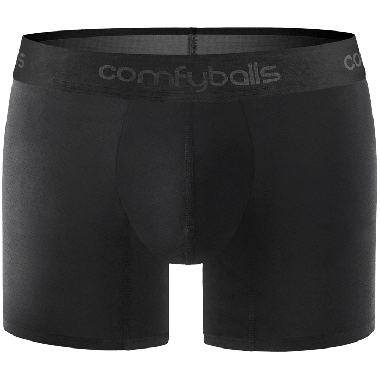 Comfyballs ultra licht sportondergoed. Performance Superlight Pitch Black Long Boxershort
