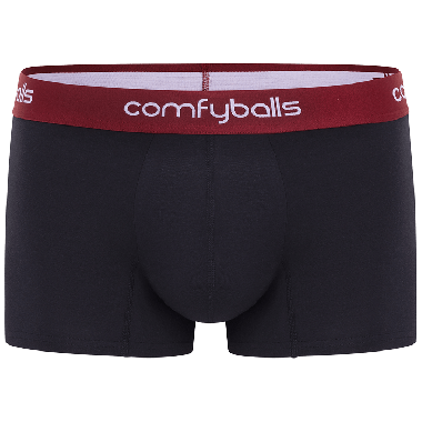 Comfyballs comfycel boxershort, navy vintage red kort